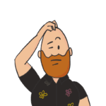 Confused man scratches head wondering where time-of-use energy plans are on Powerswitch website. Electric Kiwi fights for fair representation of all energy providers.